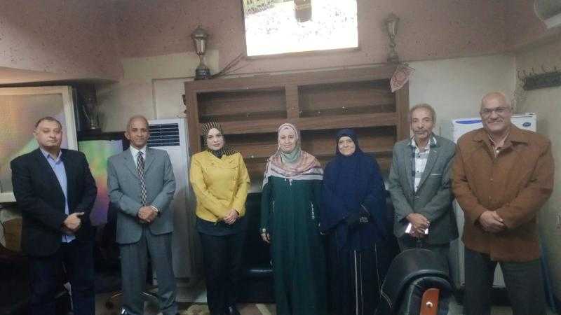 اجتماع وحدة ضمان الجودة بمديري مدارس التعليم الفني المرشحة لاعتماد المرحلة الأولى في سوهاج