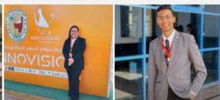 طلاب كلية الصيدلة و الهندسة يحصدان لقب الطالب والطالبة المثاليين بجامعةسوهاج.