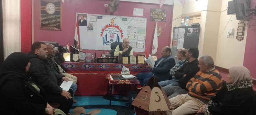 بالصور : زيارات ميدانية للوحدة الفرعية لتحسين وضمان جودة التعليم الفني بسوهاج