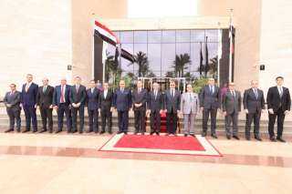 المستشار محمود الشريف يستقبل وفد نادي قضاة مصر