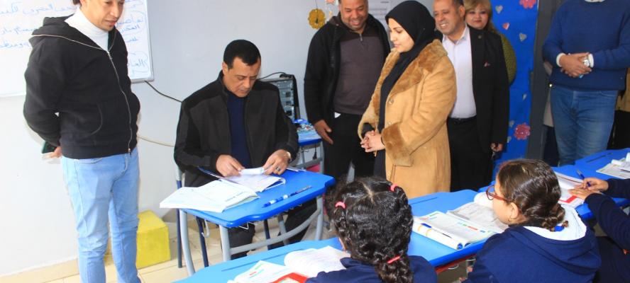 مدير تعليم سوهاج يتابع انتظام الدراسة بمدارس إدارة أخميم التعليمية