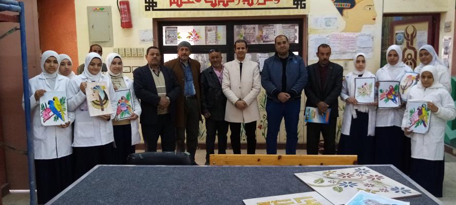 جولات ميدانية لوحده الفرعية لتحسين وضمان جودة التعليم الفني بسوهاج لمتابعة معايير جودة التعليم الفني بإدارة المراغة التعليمية