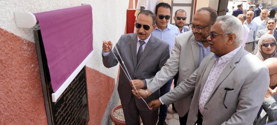 محافظ سوهاج يفتتح مدرسة مياة الشرب والصرف الصحى بسوهاج