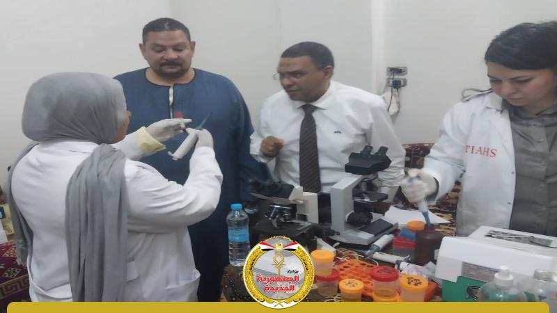 جانب من القافلة الطبية المجانية